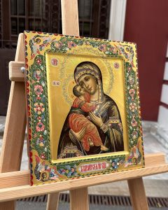 Рукописная икона Владимирская №23 