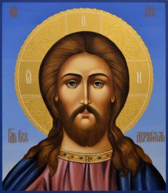 Рукописная икона Спаситель 9 (Размер 27*31 см)