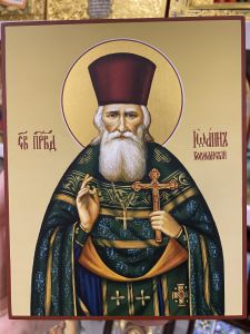 Рукописная икона Иоанн Кормянский