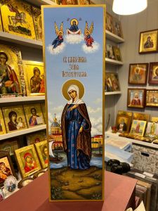 Рукописная мерная икона Ксения Петербургская №3