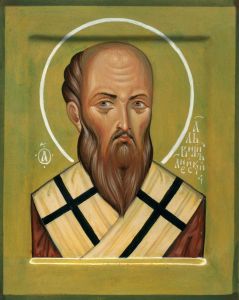 Рукописная икона Альвиан Анейский