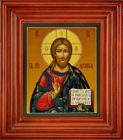 Рукописная икона Спас Вседержитель 4