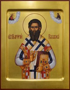 Рукописная икона Григорий Палама