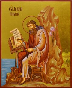 Рукописная икона Григорий Палама