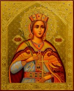 Рукописная икона Екатерина 6 