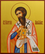 Рукописная икона Георгий Митиленский