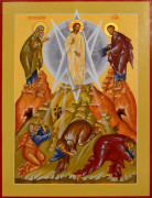 Рукописная икона Преображение Господне №3