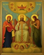 Рукописная икона Царь Царем