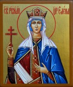 Рукописная икона Елена Равноапостольная