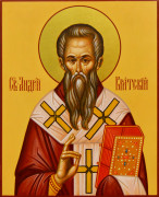 Рукописная икона Андрей Критский