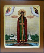 Рукописная икона Игорь Черниговский 3