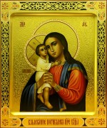 Рукописная икона Взыскание Погибших с резьбой 6